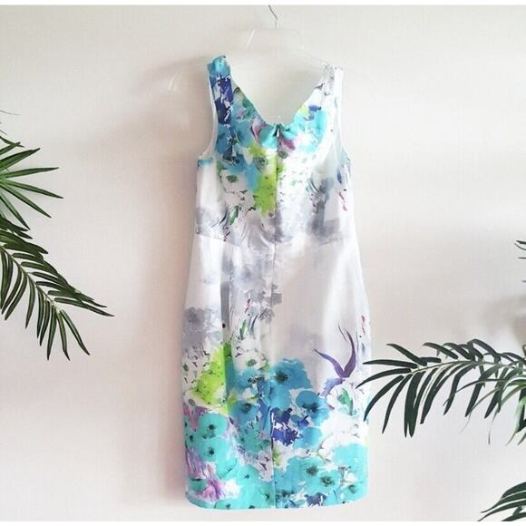 Black Halo Floral Off The Shoulder Neverland Dress Size 10 - Picture 4 of 6